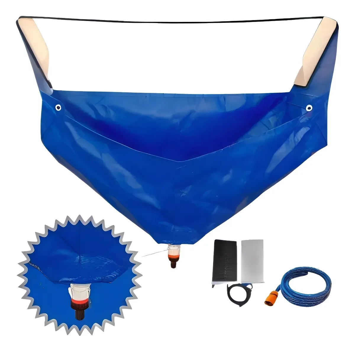 Bolsa Limpeza Ar Condicionado 18k A 30k Reforçada Azul