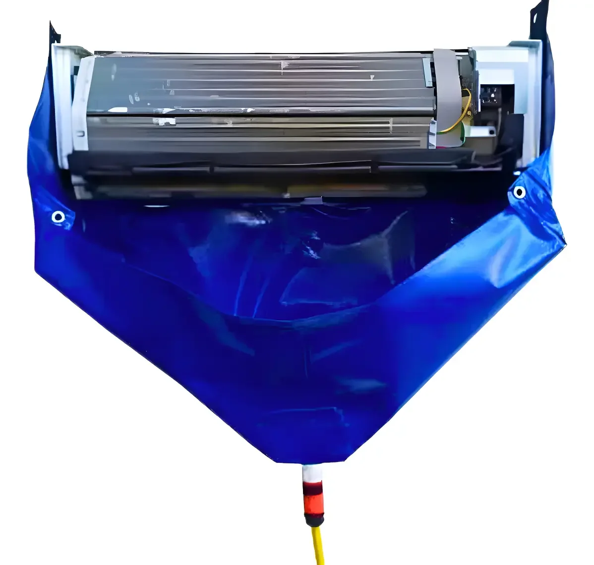 Bolsa Saco Limpeza Ar Condicionado 18k-30k Azul PVC com Mangueira
