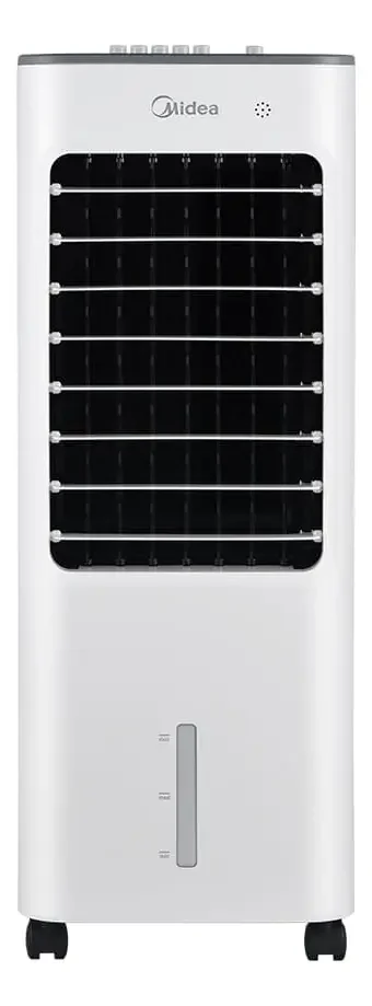 Climatizador De Ar Frio Branco 5l Cor branco e cinza