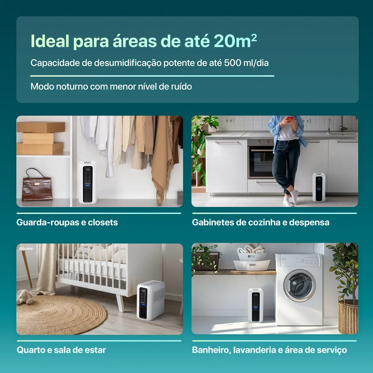 Desumidificador De Ar Cub-sec2 Em 1 Branco 127/220v