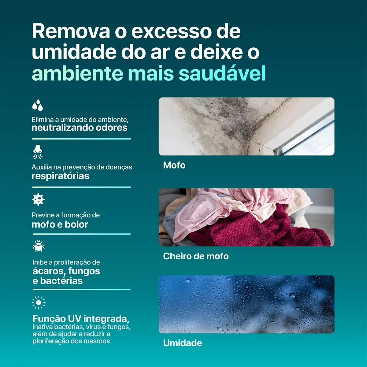 Desumidificador De Ar Cub-sec2 Em 1 Branco 127/220v