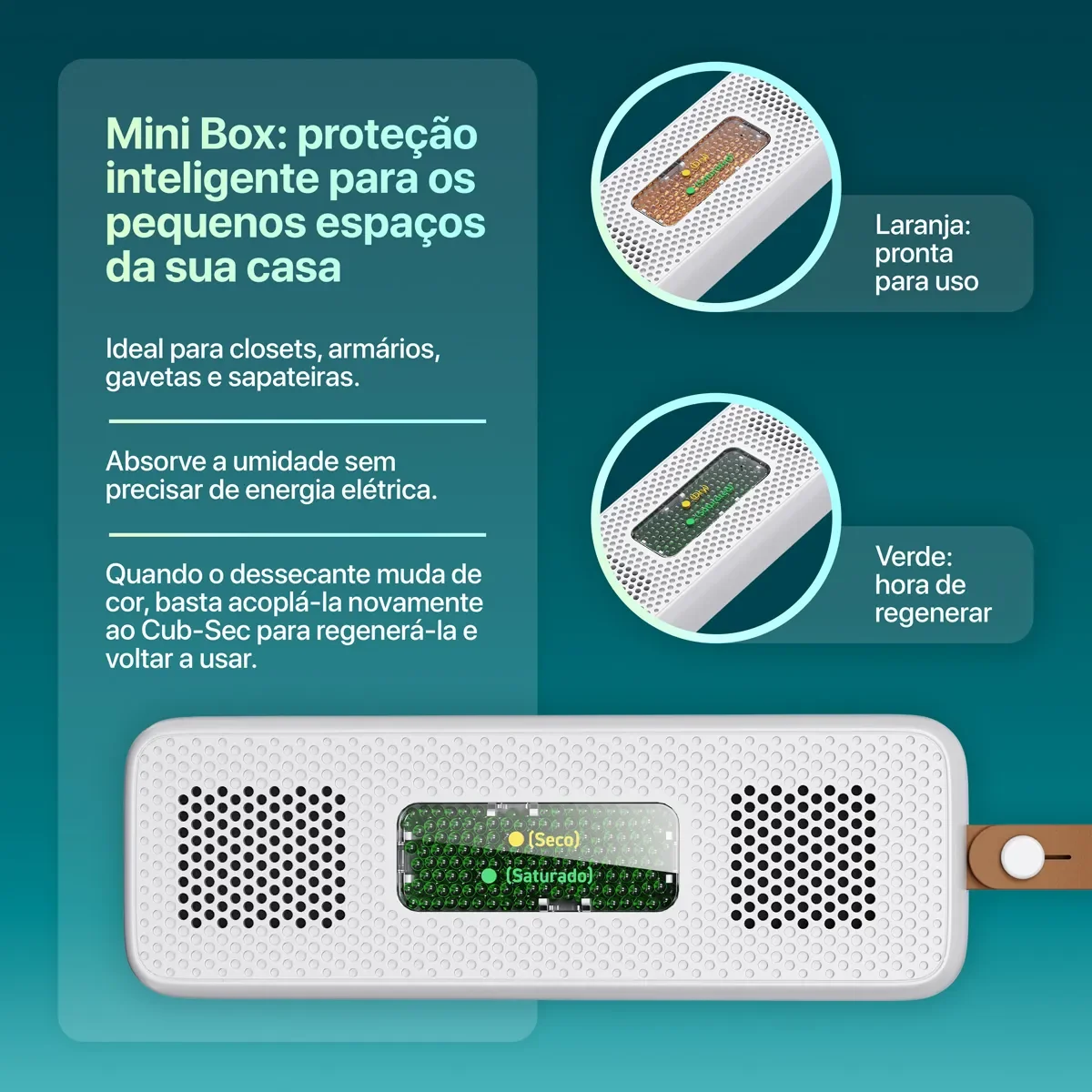 Desumidificador De Ar Cub-sec2 Em 1 Branco 127/220v