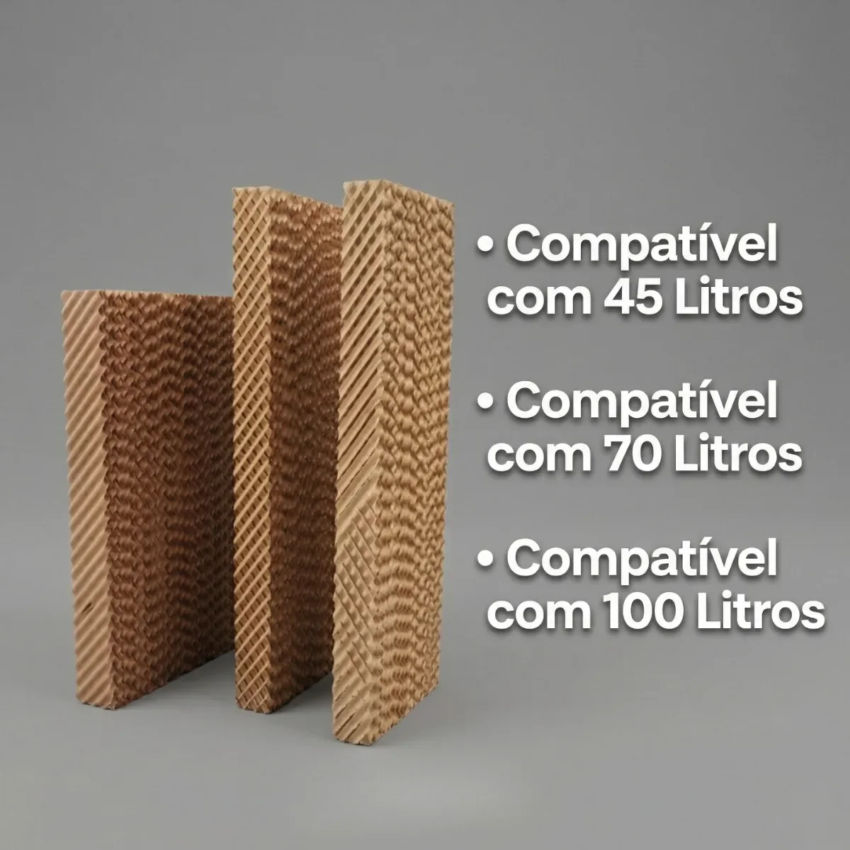 Filtro Climatizador 3 Placa Colmeia 45 70 100 Litros Cli Pro