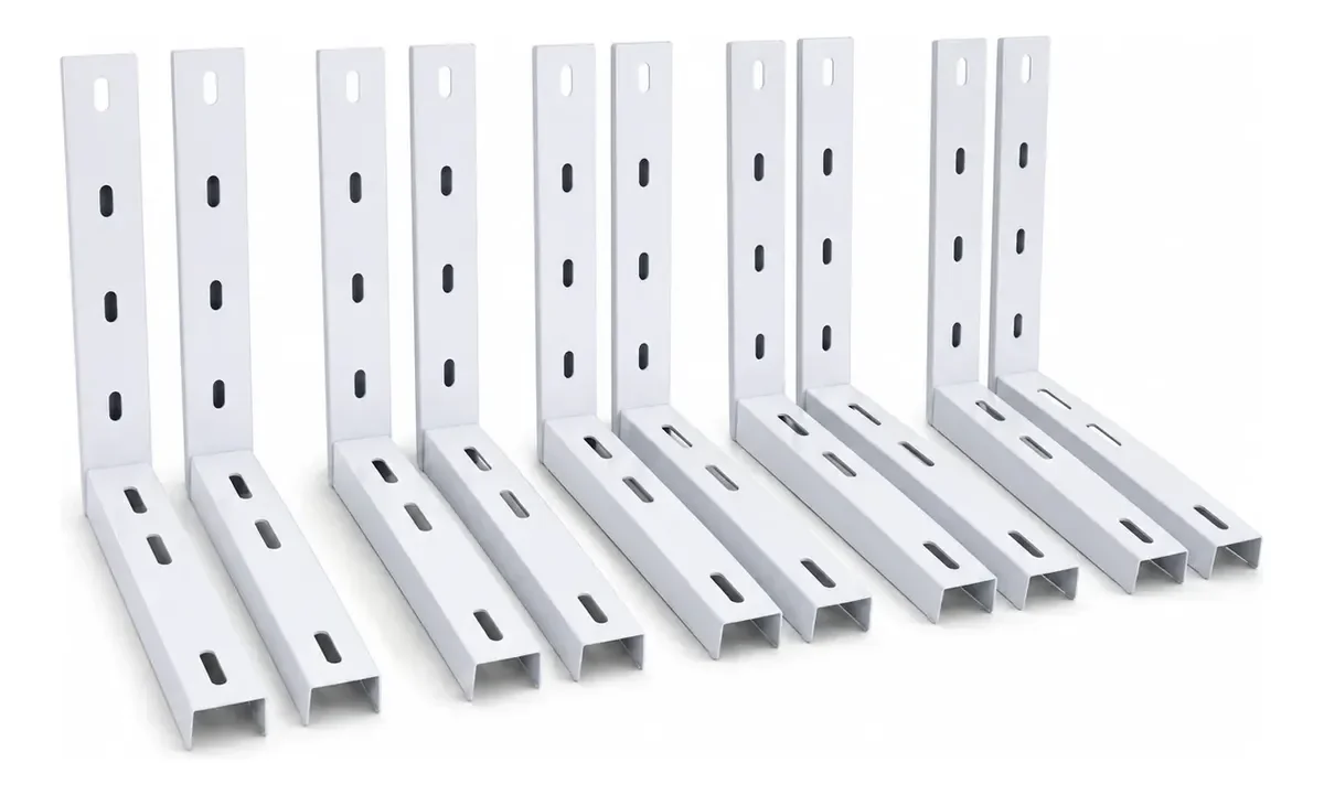 Kit 5 Suportes 450mm Ar Cond Split 12 A 30.000 Btus Ate 80kg