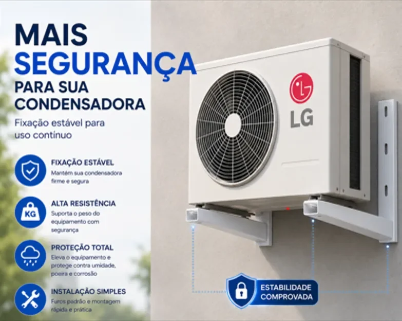Kit 5 Suportes 450mm Ar Cond Split 12 A 30.000 Btus Ate 80kg