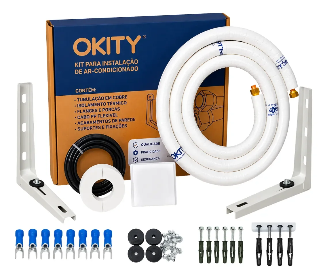 Kit Instalação Ar Split Voice Dual Inverter 12.000 - 3mts