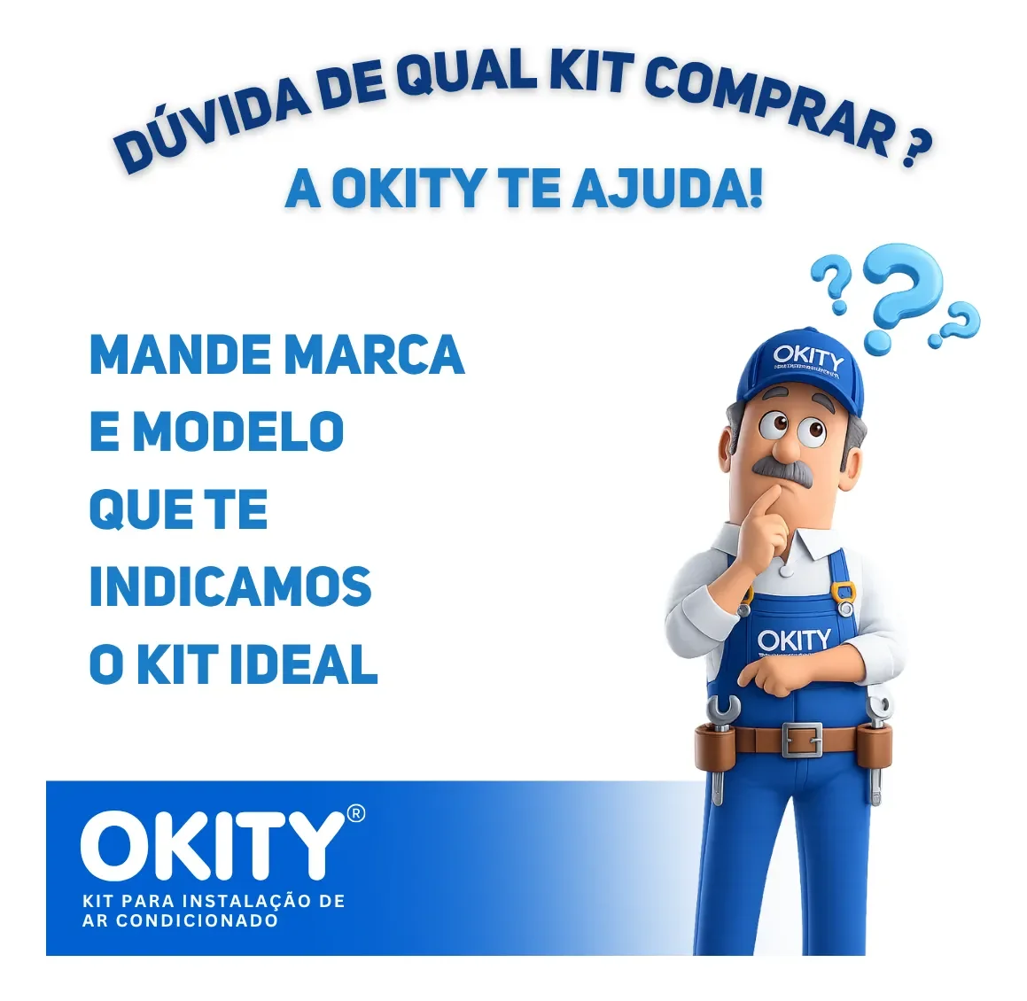 Kit Instalação Ar Split Voice Dual Inverter 12.000 - 3mts