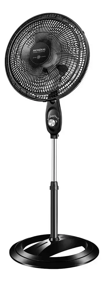Ventilador Coluna 40cm 140w Vsp-40c-nb 40 Cm Preto 127 v Cinza Plástico 6